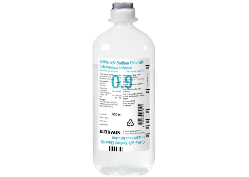 NACL-SOL BR, 0,9% 10X500ML