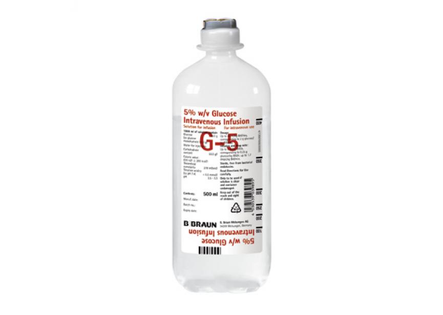 GLUCOSE BR 5% 10X500ML