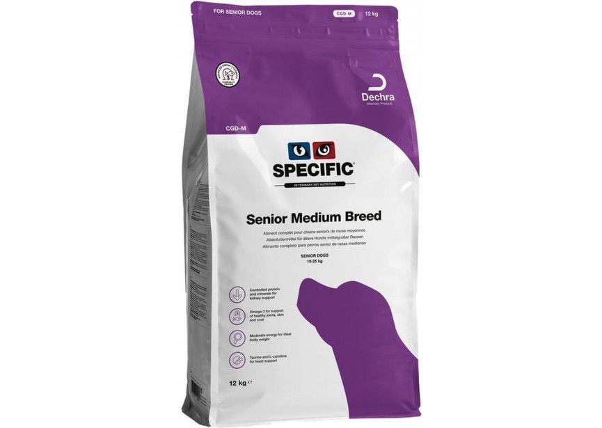 SPEC CGD-M SENIOR MED BR 12 KG