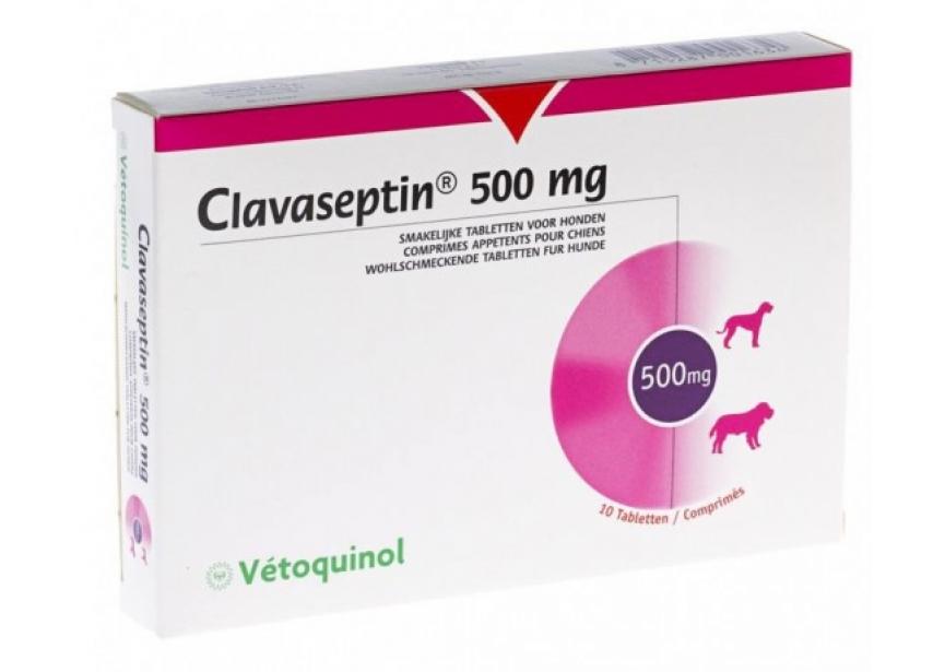 CLAVASEPTIN 500MG 10 CO