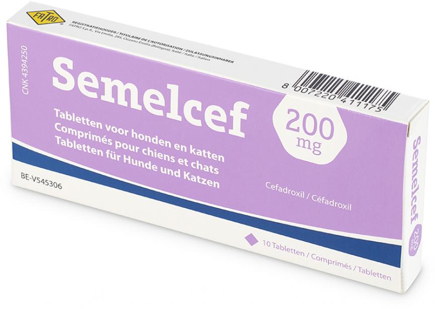 semelcef 200mg 10tab