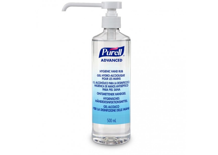 ONTSMETTENDE HANDGEL PURELL ADV 500ML + POMP