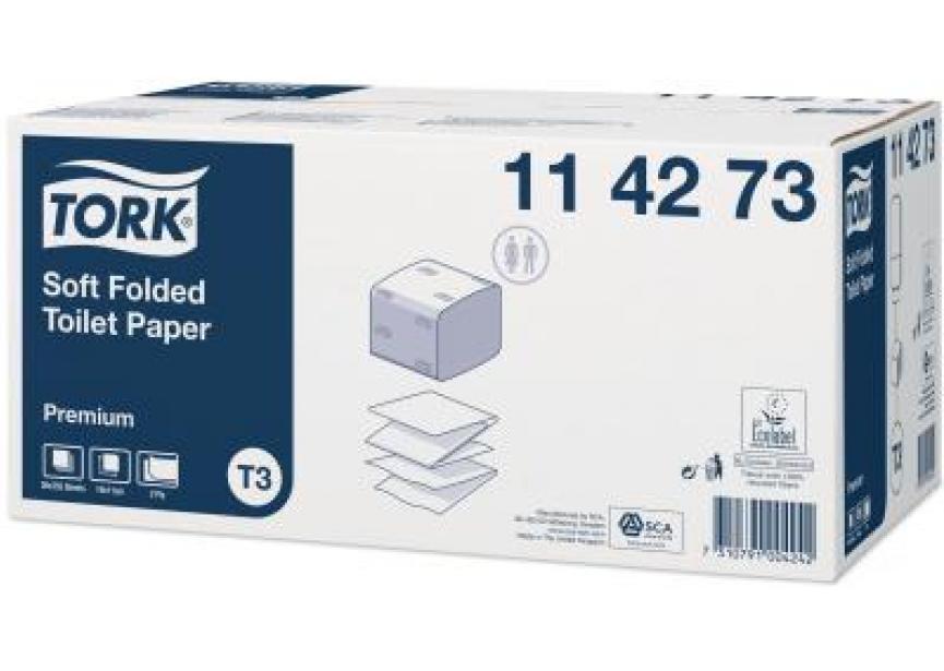 TORK TOILETPAPIER ZACHT GEVOUWEN T3 114273