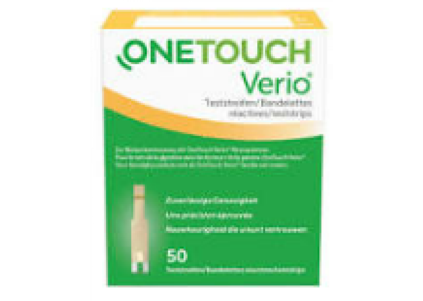 ONE TOUCH VERIO 50 TESTSTRIPS GLUCOSE