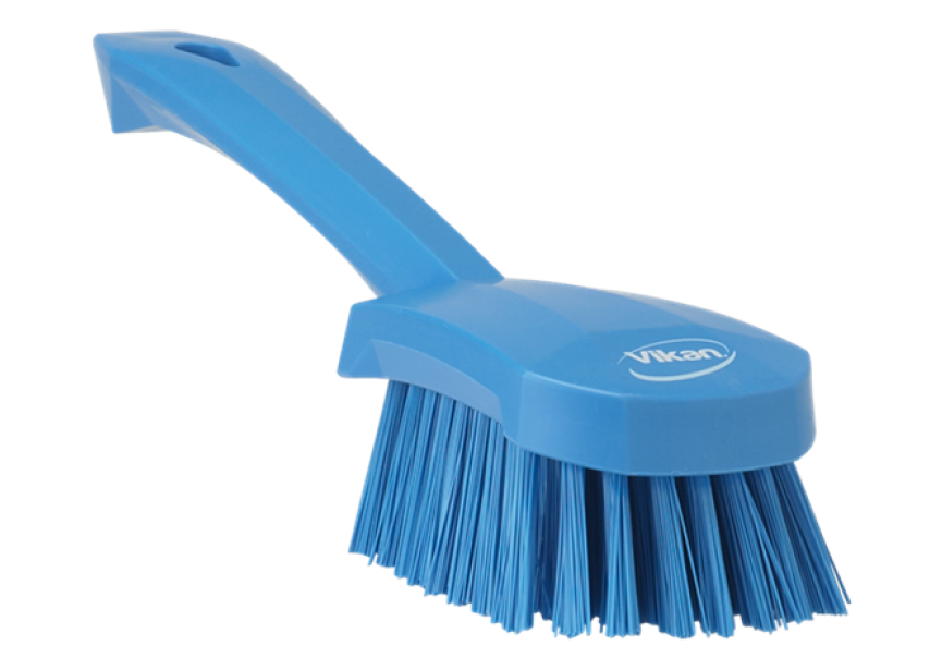 VIKAN HANDBORSTEL HARD BLAUW 25,5CM (2)