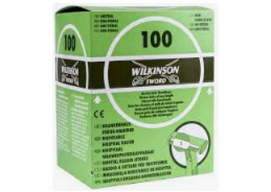 SCHEERMESJES WILKINSON GROEN100 ST