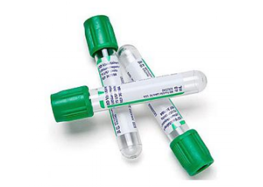 VACUTAINER TUBE GROEN 4ML 13X75MM